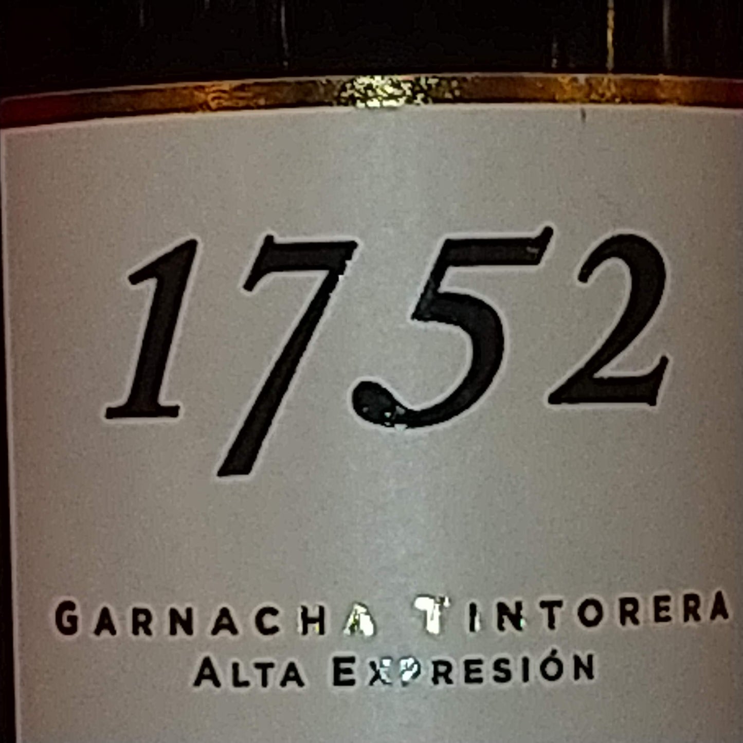 「1752」 ガルナッチャ・ティントレラ 2019 🟥赤