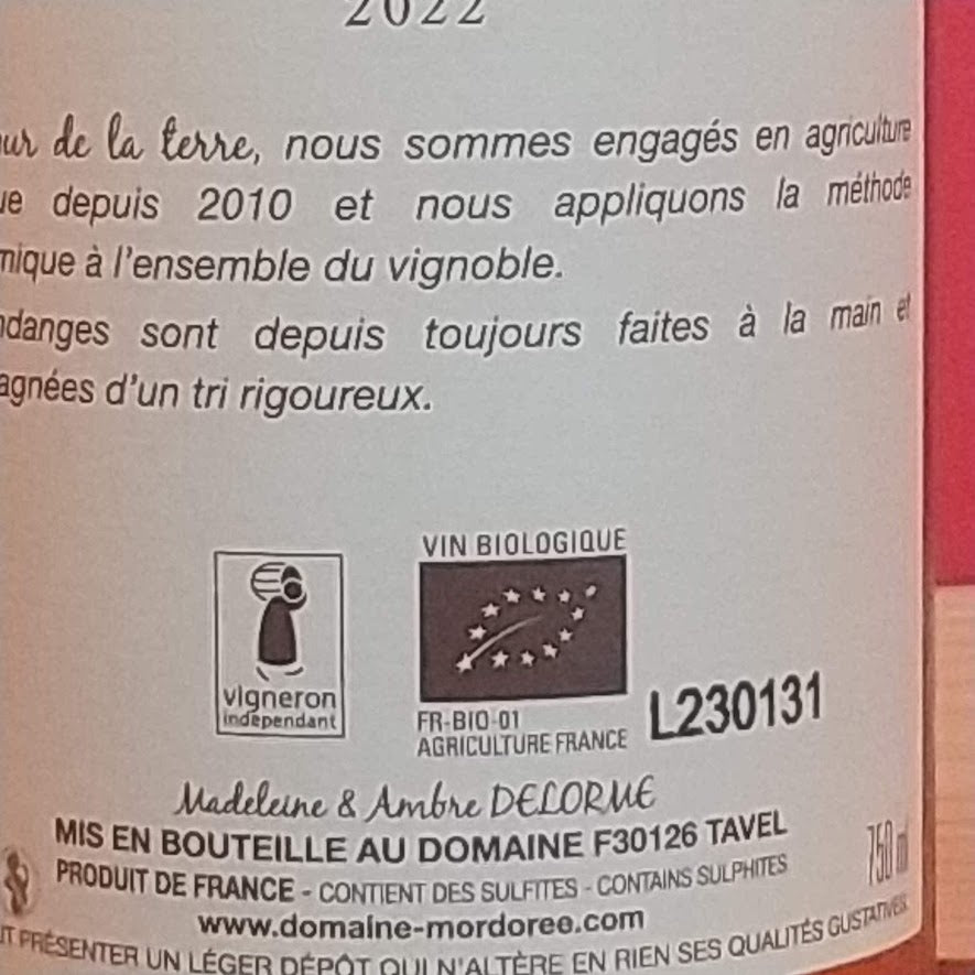 ラ ルミーズ ド ラ モルドレ ロゼ/ドメーヌ ド ラ モルドレ 2022