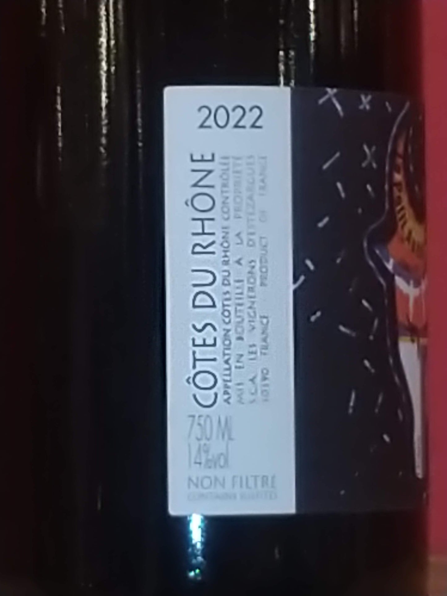 コート デュ ローヌ ルージュ ル プティ アンデゾン/エステザルグ葡萄栽培者組合 2023 🟥赤