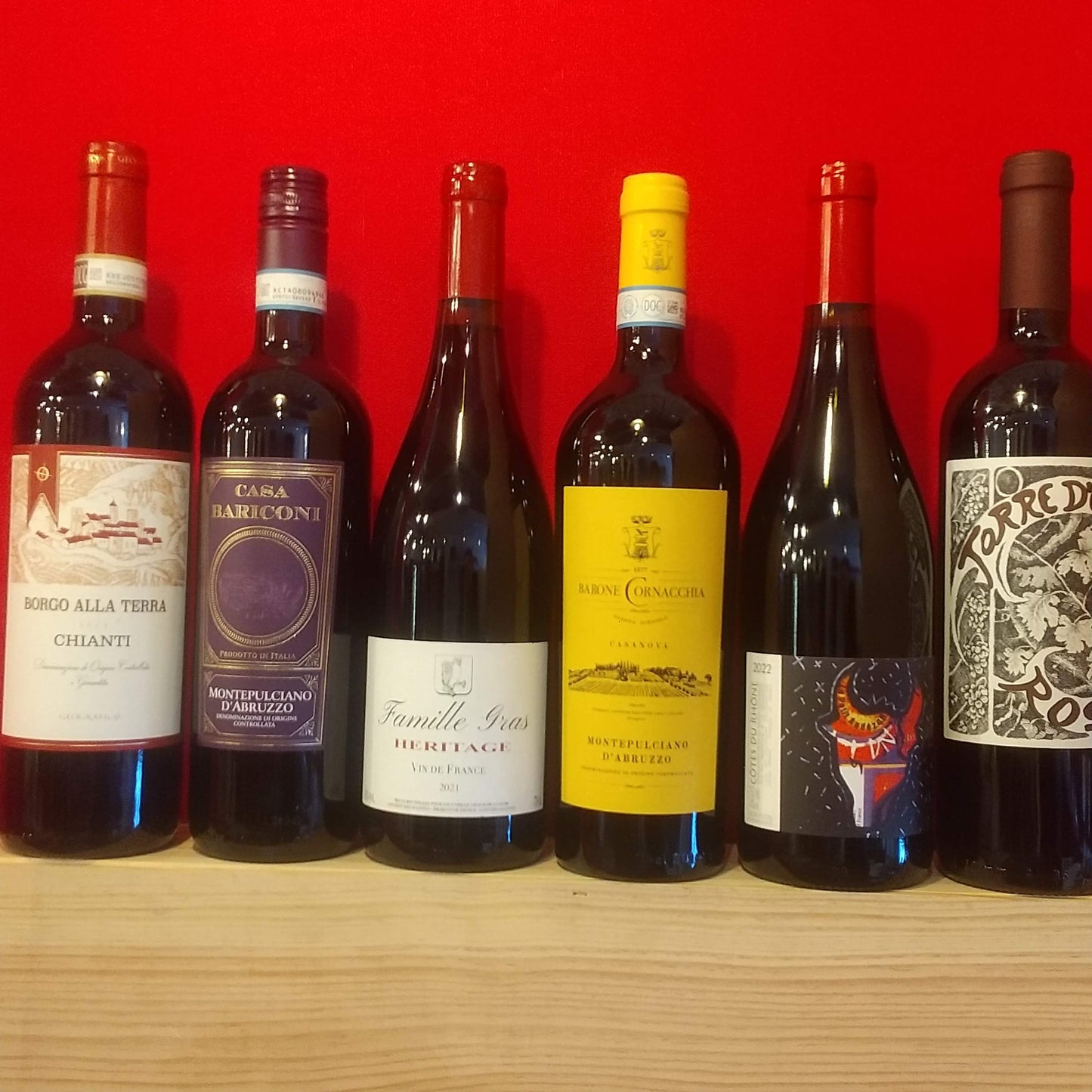 カジュアル赤ワイン6本セット