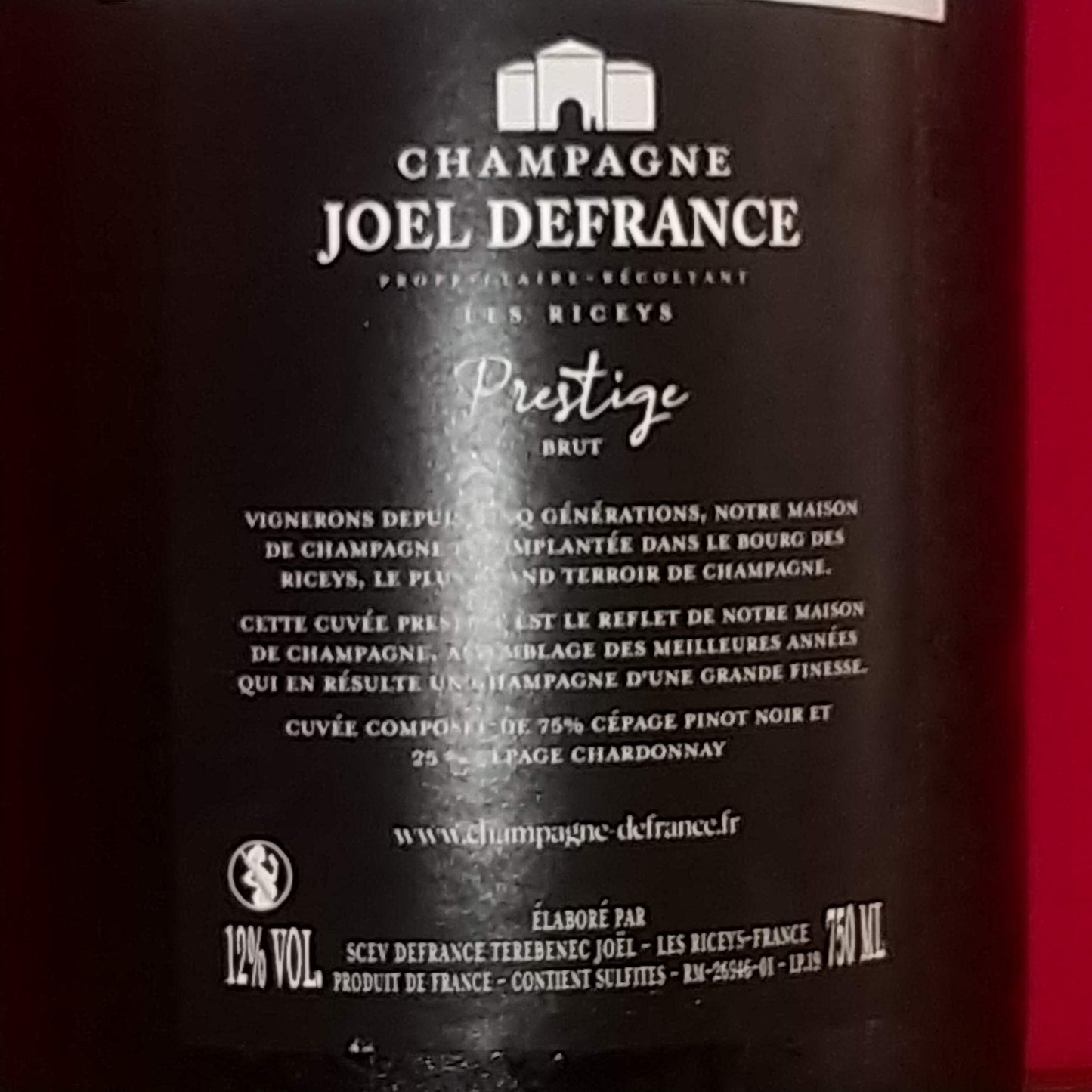 ジョエル・ドゥフランスシャンパーニュ キュヴェ・プレスティージュ’V’ エクストラ・ブリュット