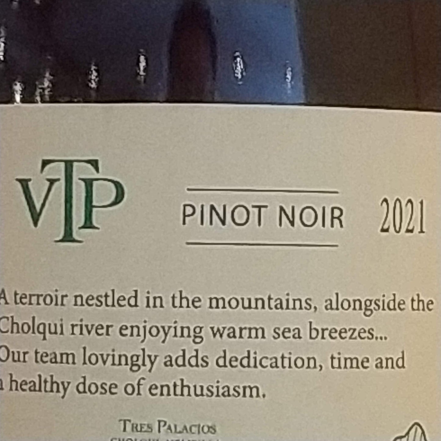 ピノ ノワール グラン レセルバ /トレス パラシオス 2021 🟥赤