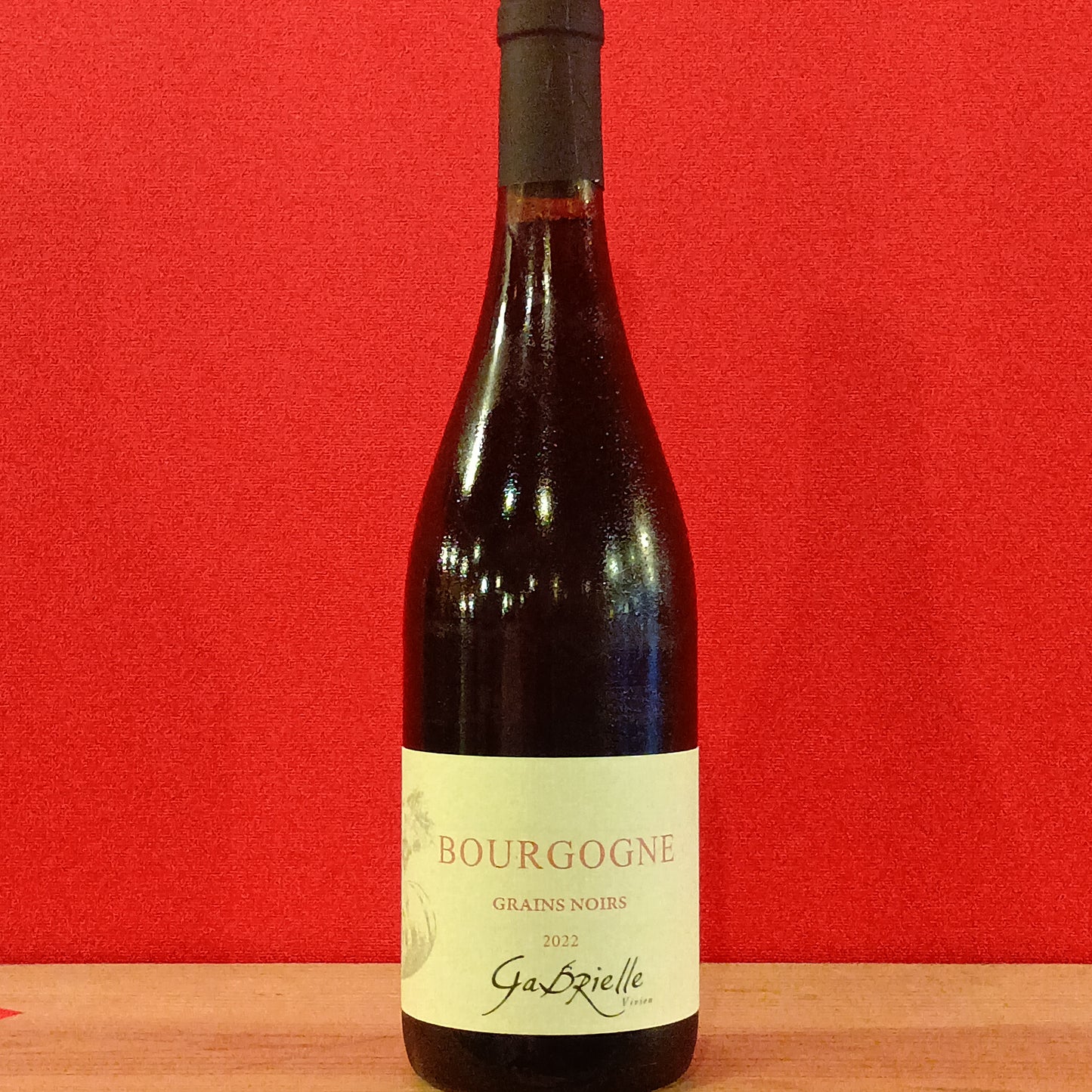 ブルゴーニュ　ルージュ　赤　グラン　ノワール　2022　ヴィヴィアン・ガブリエル