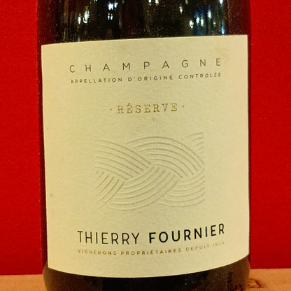 シャンパーニュ・レゼルヴ　ティエリー・フルニエ 　375ml　ハーフサイズ
