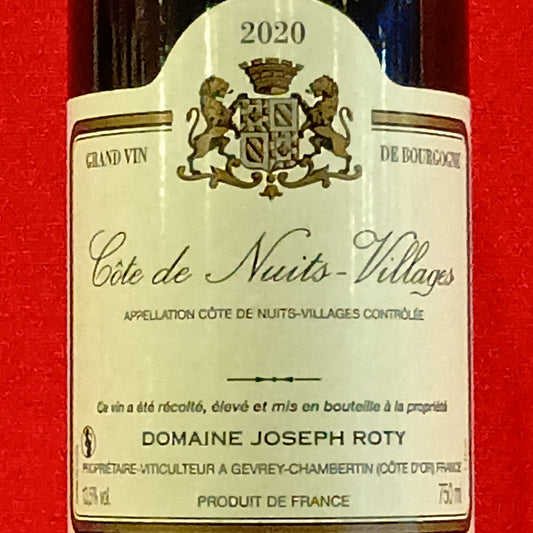 コート・ド・ニュイ・ヴィラージュ　2020  ジョセフ・ロティ