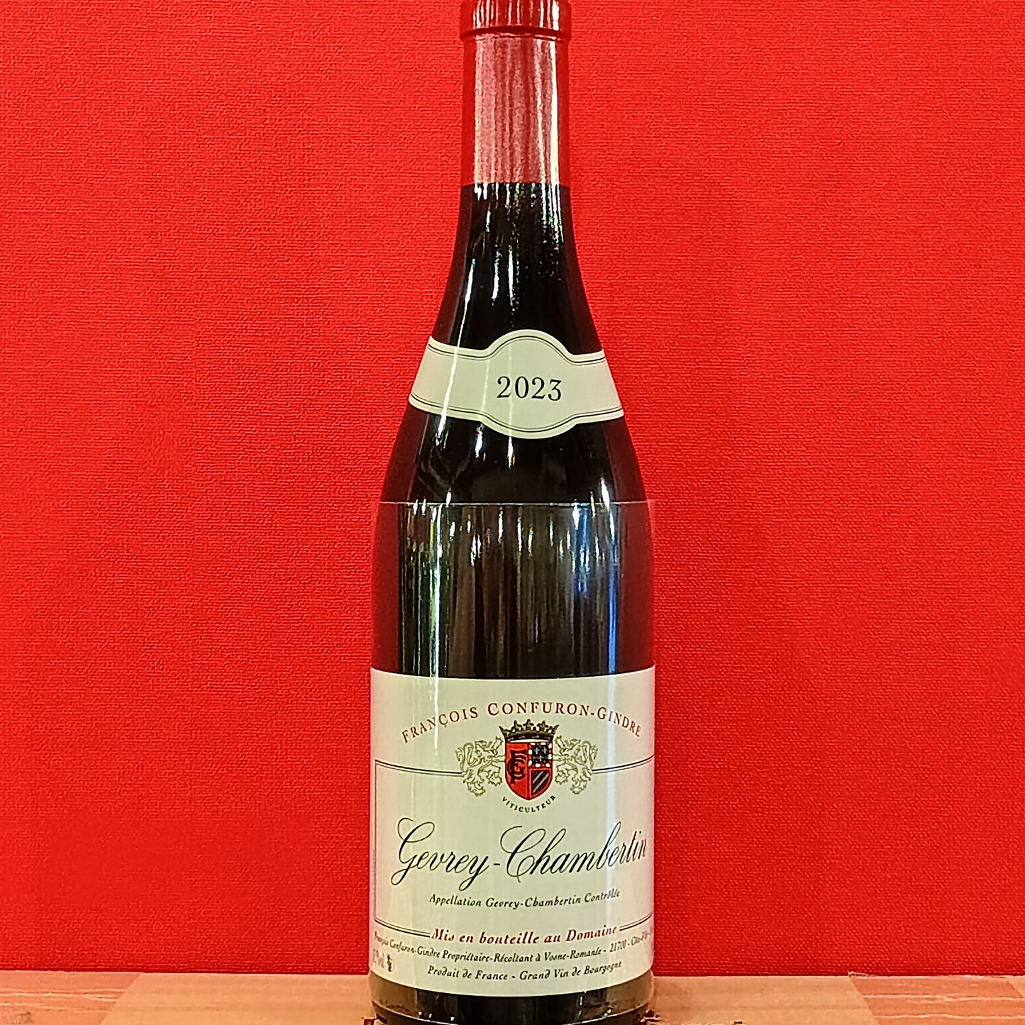 ジュヴレ・シャンベルタン　 2023　フランソワ　コンフュロン　ジャンドル　🟥赤