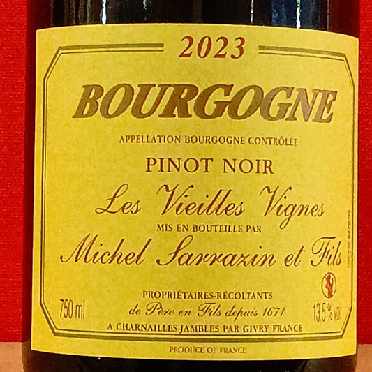 ブルゴーニュ・ルージュ・レ・ヴィエイユ・ヴィーニュ　2023　ドメーヌ・ミッシェル・サラザン