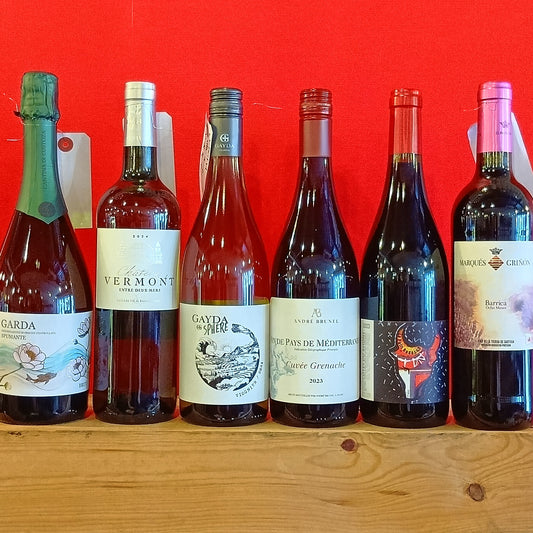 カジュアル　ミックス6本セット（泡１，白２，赤３）