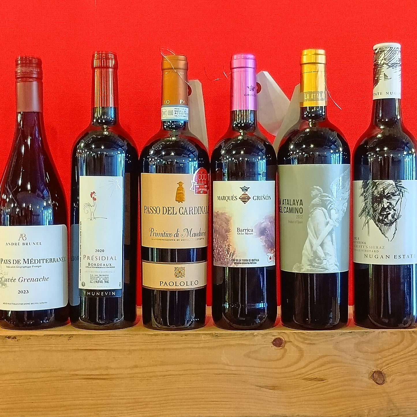 赤ワイン6本セット📦️　ミディアム～フルボディ