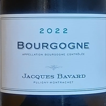 ジャック・バヴァール　ブルゴーニュ　白　2022