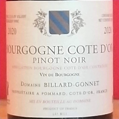 ビヤール　ゴネ　ブルゴーニュ　ピノ　ノワール　２０２２