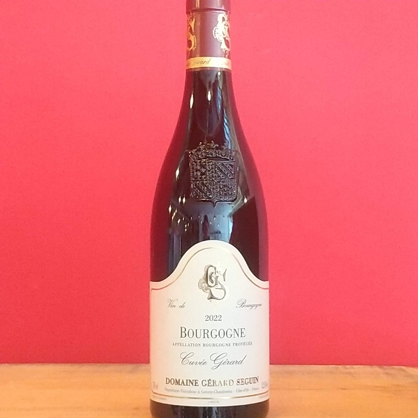 ジェラール　セガン　ブルゴーニュルージュ　キュウ゛ェ　ジェラール　2022　🟥赤