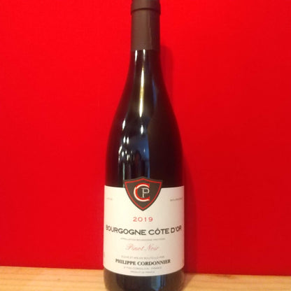 ブルゴーニュ　コートドール　ピノ・ノワール　2019　ドメーヌ　フィリップ　コルドニエ　🟥赤