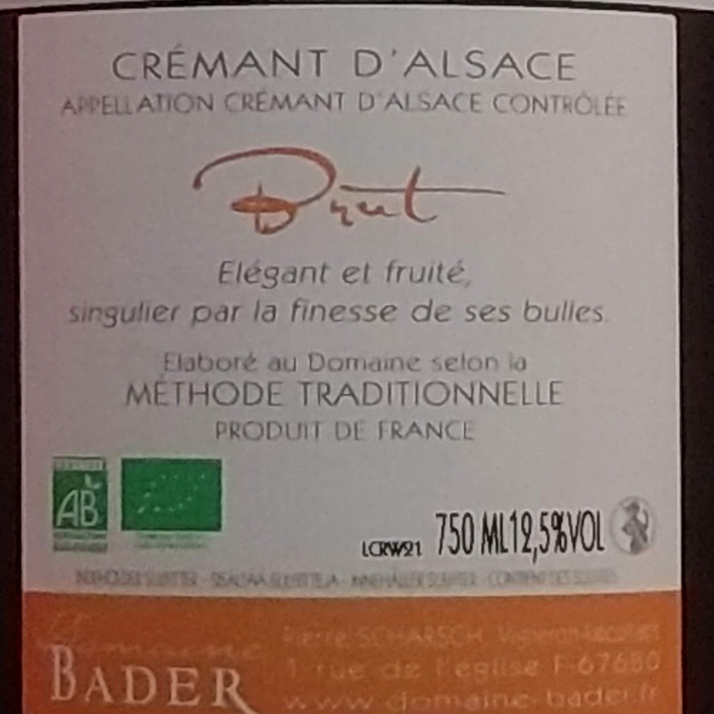 バデール　クレマン　ダルザス