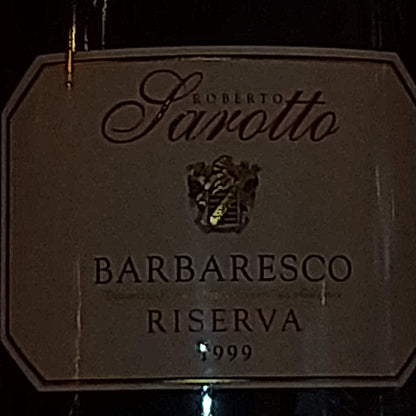 バルバレスコ リゼルヴァ /アジエンダ アグリコーラ ロベルト サロット　1999
