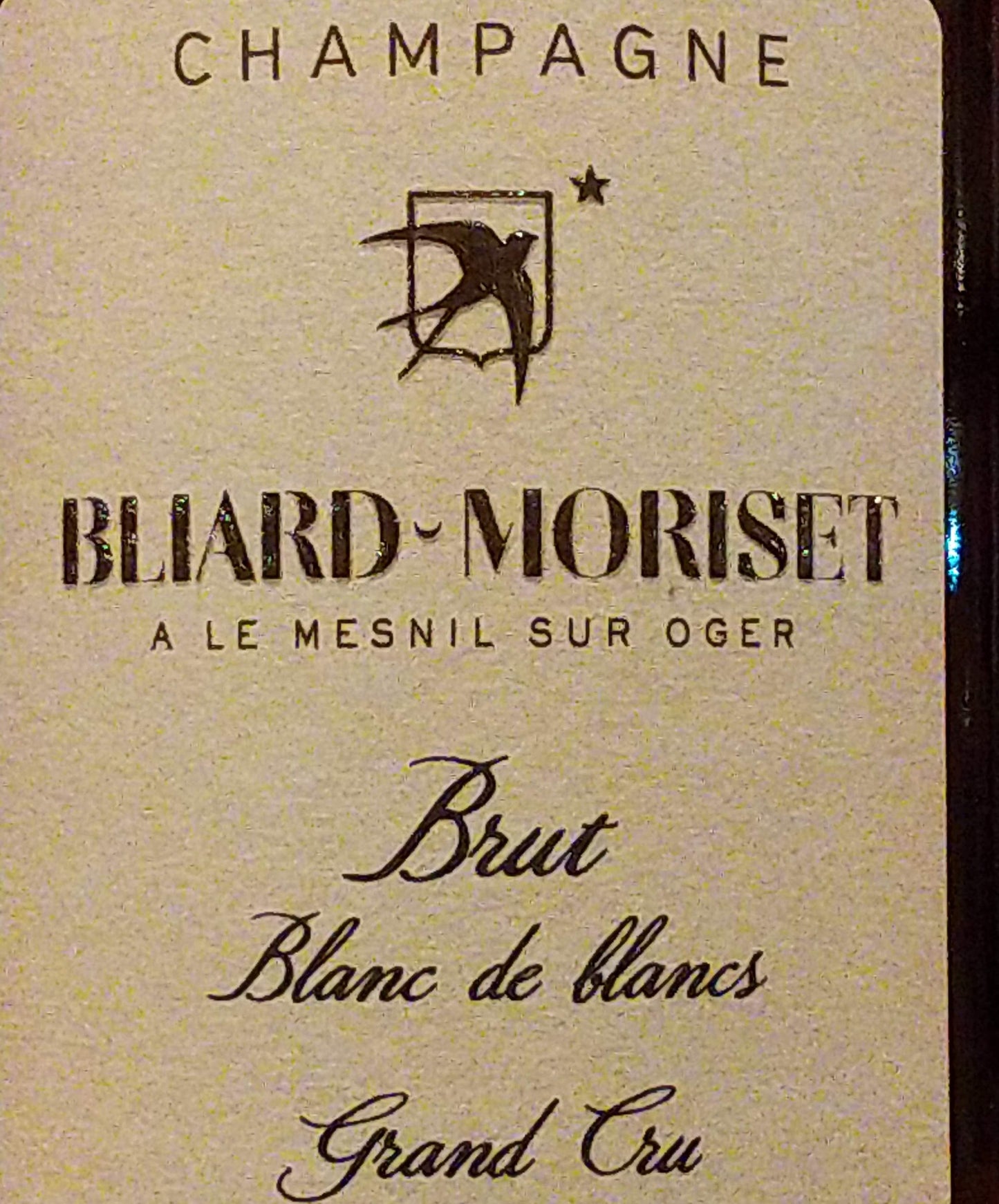 シャンパーニュ・ブリュット・ブラン・ド・ブラン・グラン・クリュ　bliard moriset ブリアール・モリゼ
