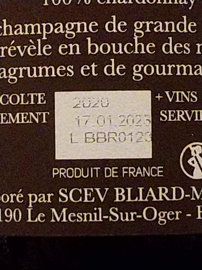 シャンパーニュ・ブリュット・ブラン・ド・ブラン・グラン・クリュ　bliard moriset ブリアール・モリゼ