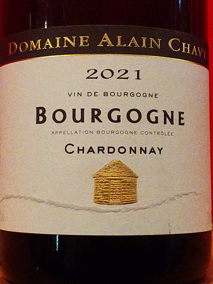 ブルゴーニュ・シャルドネ /　アラン・シャヴィ 2021　🟨白