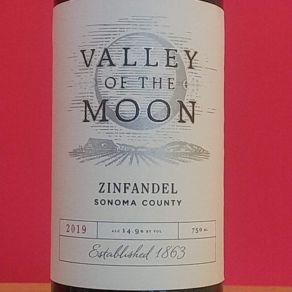 ジンファンデル  ソノマ・カウンティ／ヴァレー・オブ・ザ・ムーン2019　🟥赤