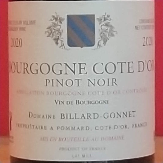 ビヤール　ゴネ　ブルゴーニュ　ピノ　ノワール　２０