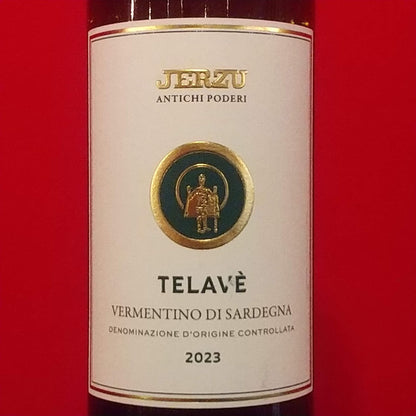 テラヴェ ヴェルメンティーノ サルデーニャ 2023　/　アンティキ ポデリ イェルツ　🟨白