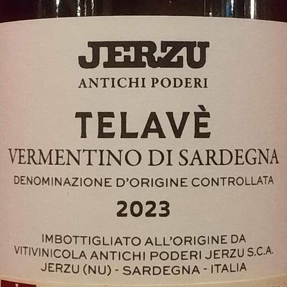 テラヴェ ヴェルメンティーノ サルデーニャ 2023　/　アンティキ ポデリ イェルツ　🟨白