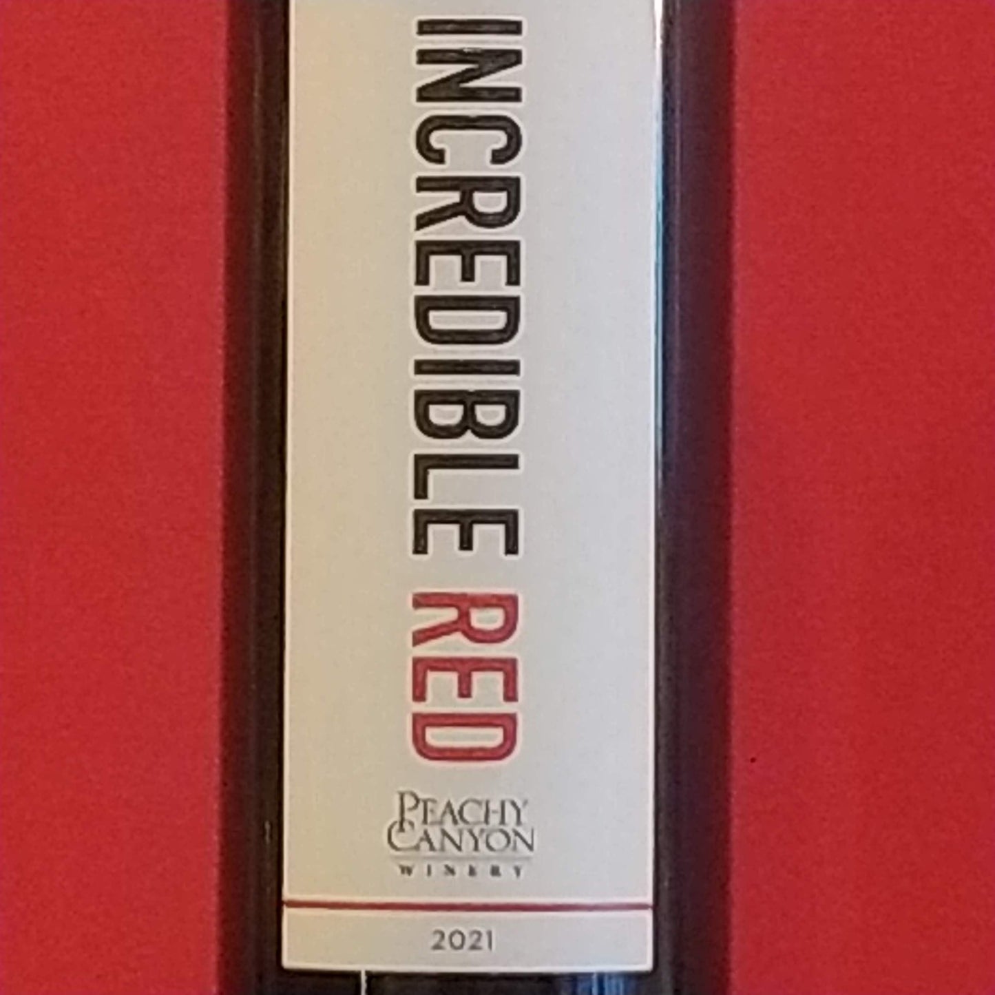 ジンファンデル　インクレディブル　レッド　ピーチキャニオン　ワイナリー　