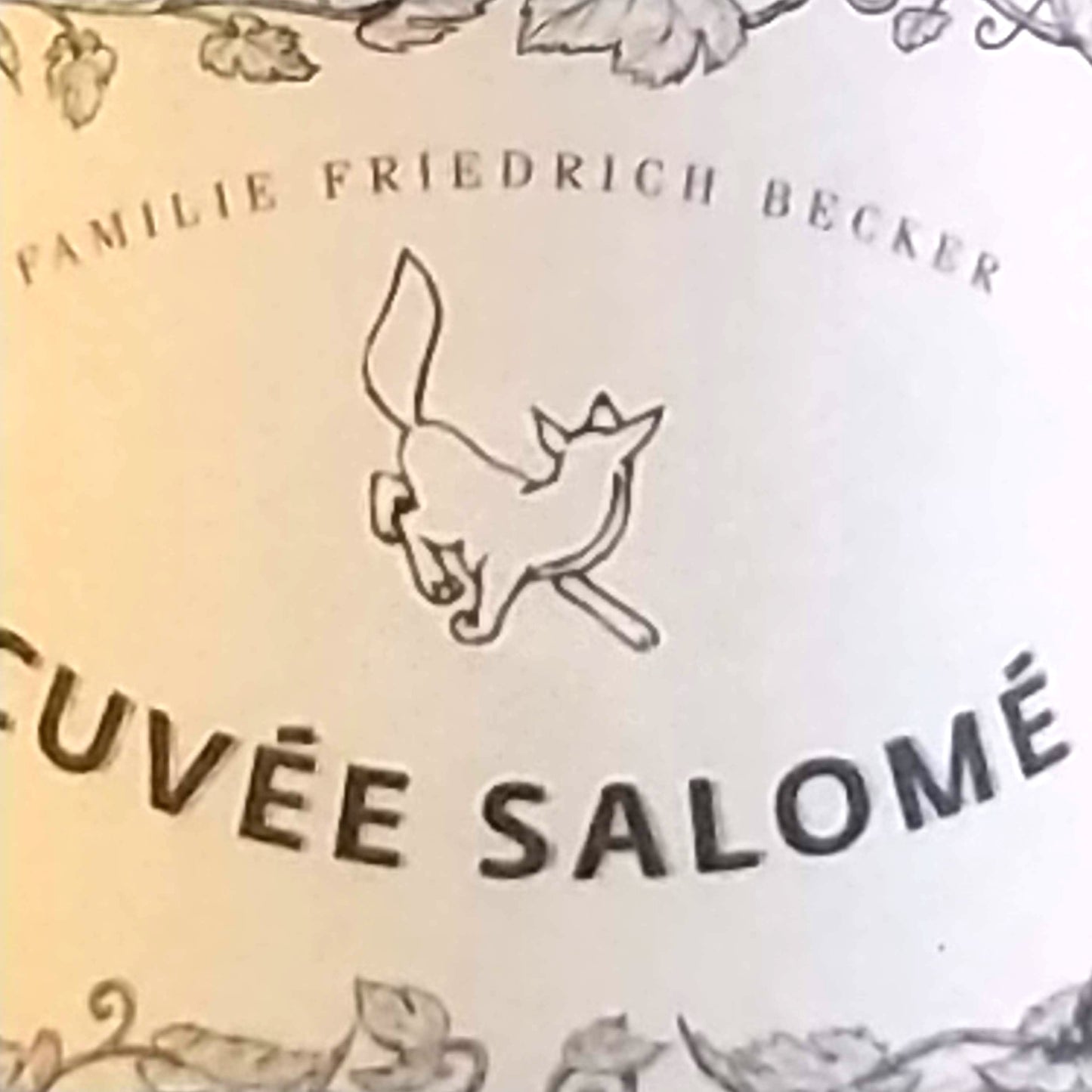 ベッカー　キュヴェ　「サロメ」　ゼクト ブリュット