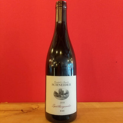 シュペートブルグンダー トロッケン ★★★ 赤 2018　ワイングート ラインホールト コーネリア シュナイダー