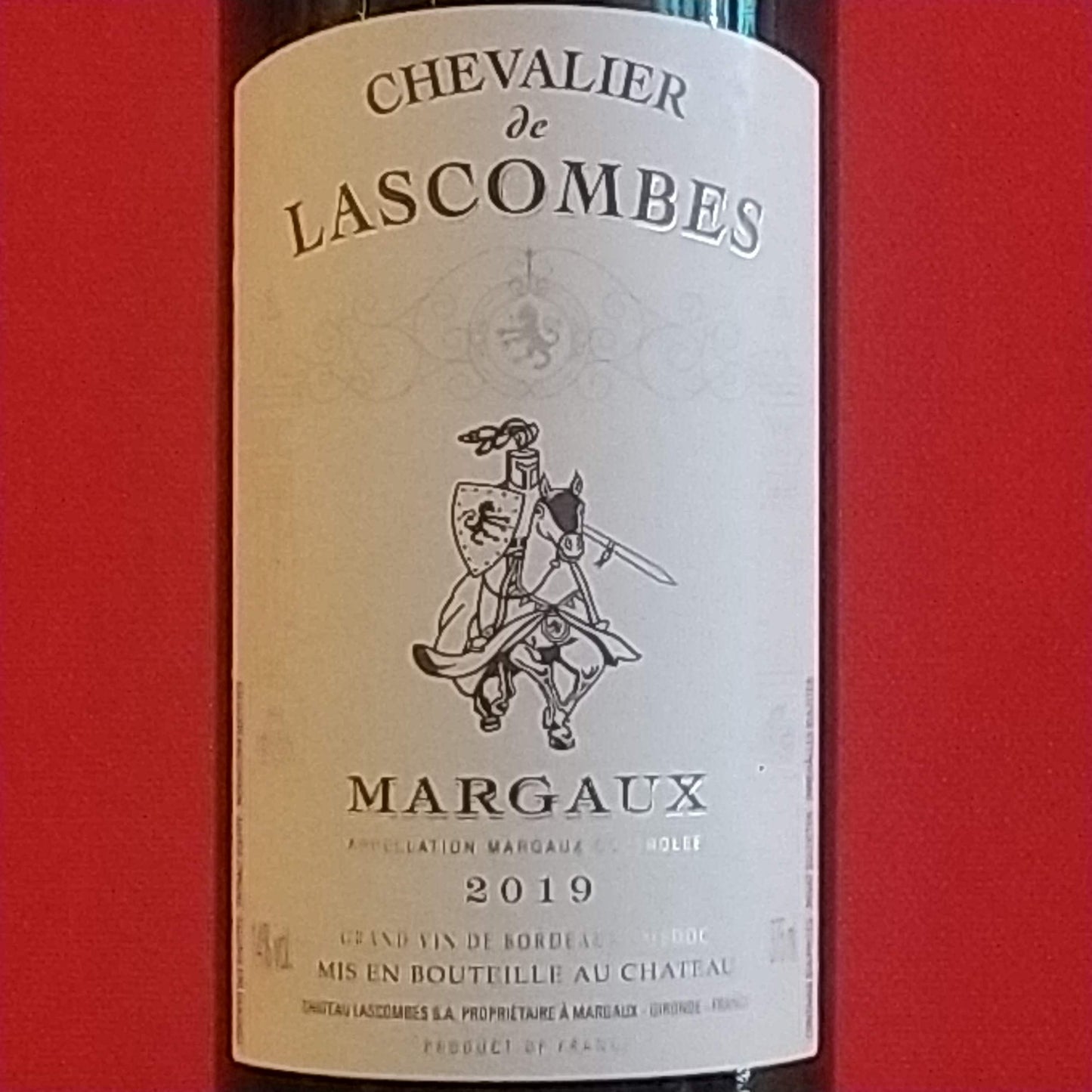 シュヴァリエ　ド　ラスコンブ　2019　ハーフ375ml