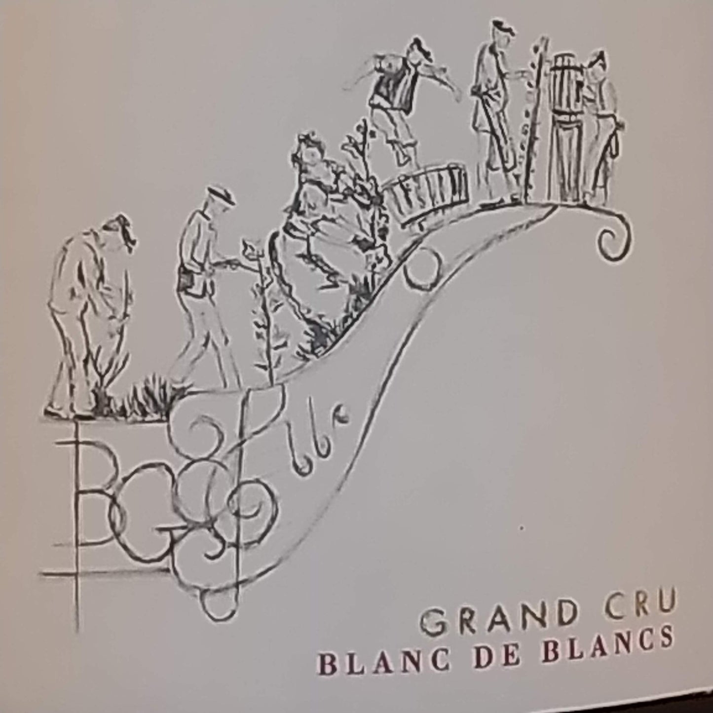 シャンパーニュ　ブリュット　ｷｭﾍﾞ･ﾄﾞ･ﾚｾﾞﾙｳﾞGC ﾌﾞﾗﾝ･ﾄﾞ･ﾌﾞﾗﾝ　ボネ・ジルメール