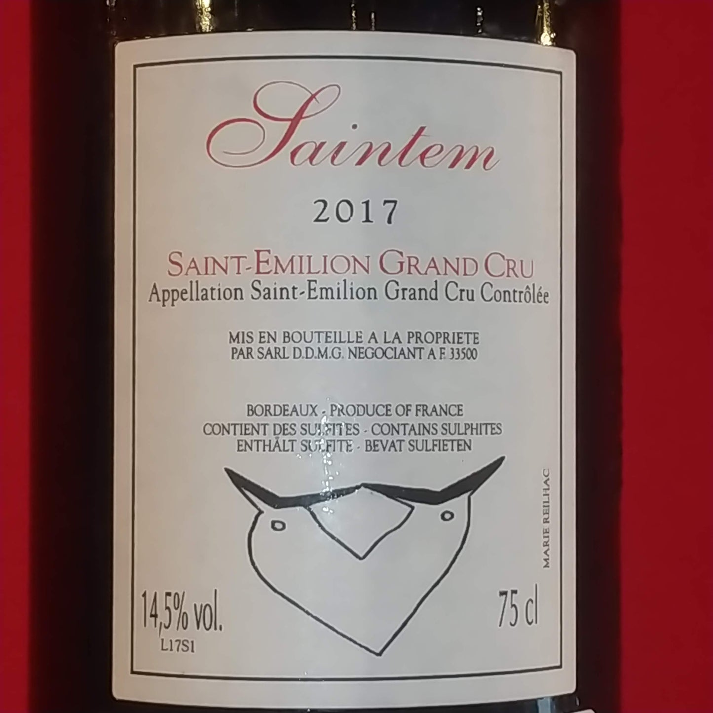 サンテム 2017 サンテミリオン グラン クリュ 赤
