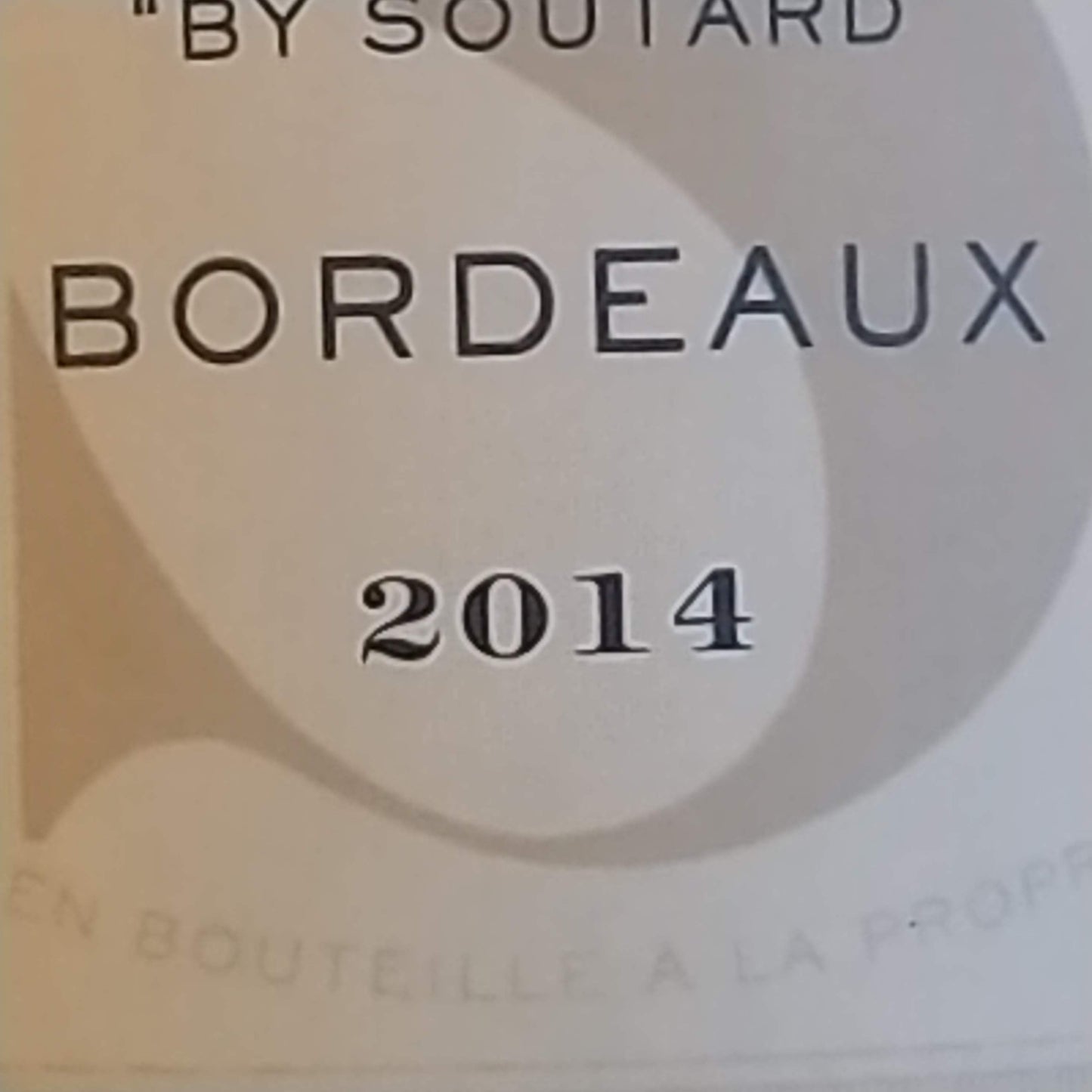 スタール・バイ・スタール　2014　ボルドー　🟥赤