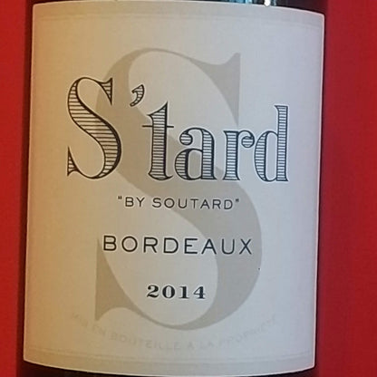 スタール・バイ・スタール　2014　ボルドー　🟥赤