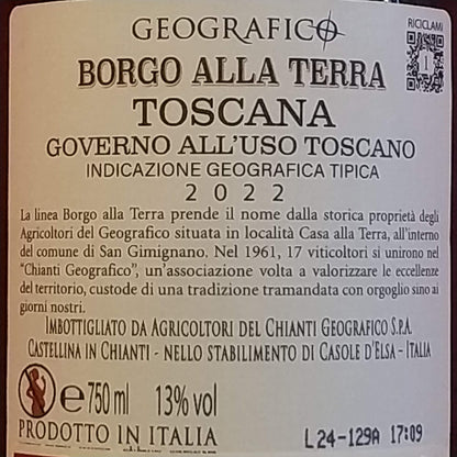 ジェオグラフィコ ボルゴ アッラ テッラ ゴヴェルノ アッルーゾ 2022/ジェオグラフィコ