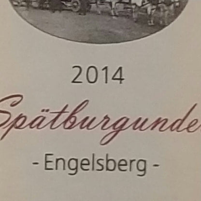 シュペートブルグンダー　トロッケン　エンゲルスベルク Spätburgunder Qualitätswein Trocken Engelsberg　2014　🟥赤