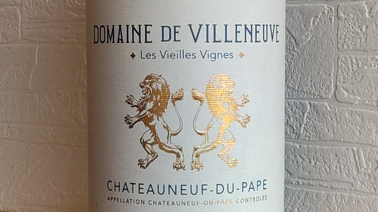 ドメーヌ・ド・ヴィルヌーヴ 2017　シャトーヌフ・デュ・パプ　🟥赤