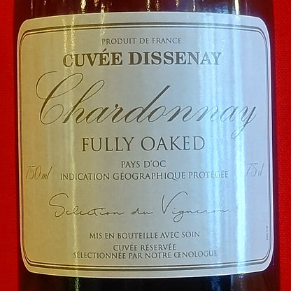 シャルドネ　キュヴェ　ディスネ　100％オーク　南フランス