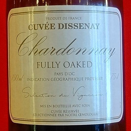 シャルドネ　キュヴェ　ディスネ　100％オーク　南フランス