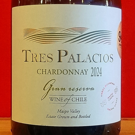 [2024] シャルドネ グラン レセルバ 白 ：トレス パラシオス　（チリ）